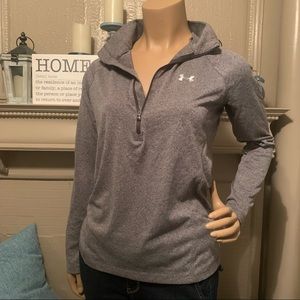 Grey Under Armour Half Zip